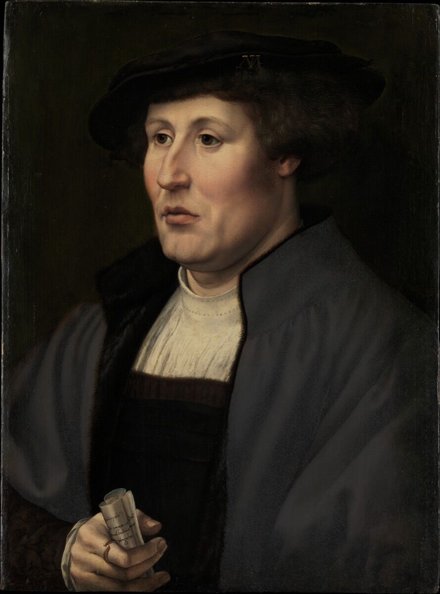 Jan Gossart, Portrait of a Man, ca. 1520–25. Courtesy of The Metropolitan Museum of Art. 