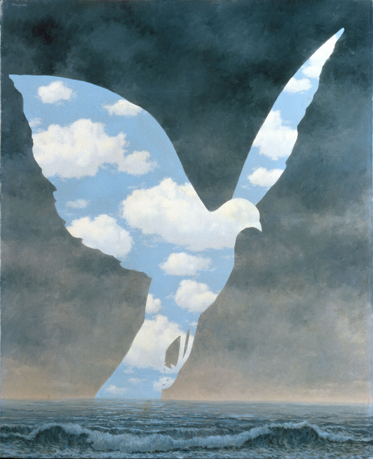 René Magritte, The Great Family, 1963. © Charly Herscovici, Brussels / Artists Rights Society (ARS), New York. Courtesy of the Utsunomiya Museum of Art, Japan and the San Francisco Museum of Modern Art.