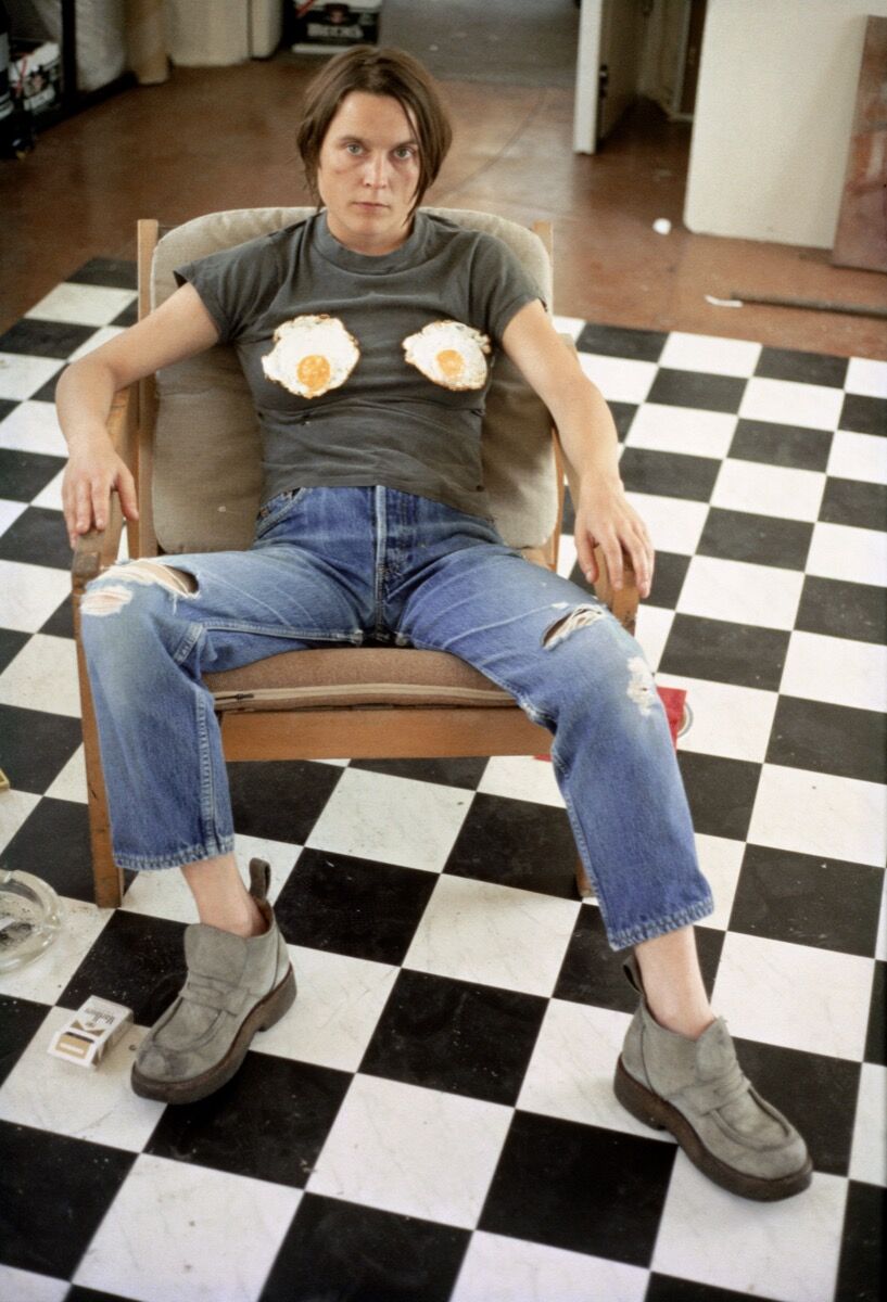 Sarah Lucas, Self-portrait with Fried Eggs, 1996. © Sarah Lucas. Courtesy of Sadie Coles HQ, London.