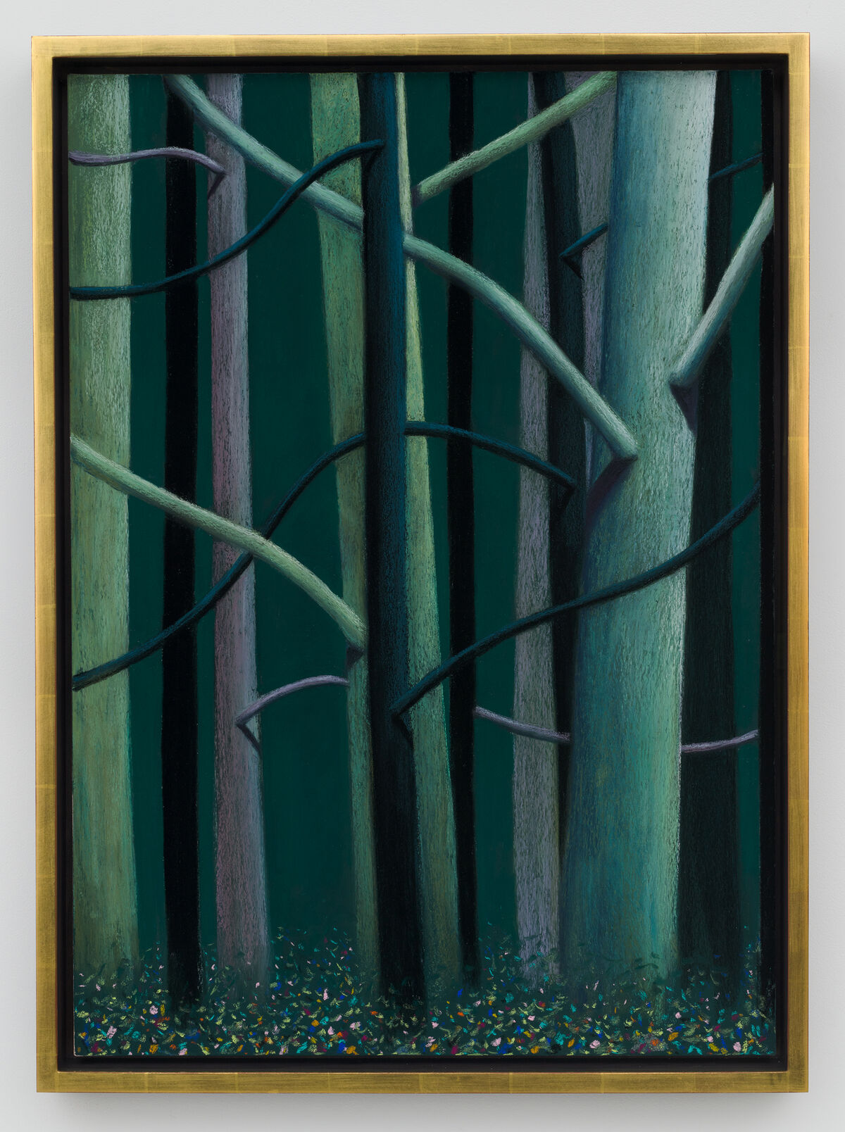 Nicolas Party, Trees, 2020. © Nicolas Party. Photo by Jeff McClane. Courtesy the artist and Hauser &amp; Wirth.