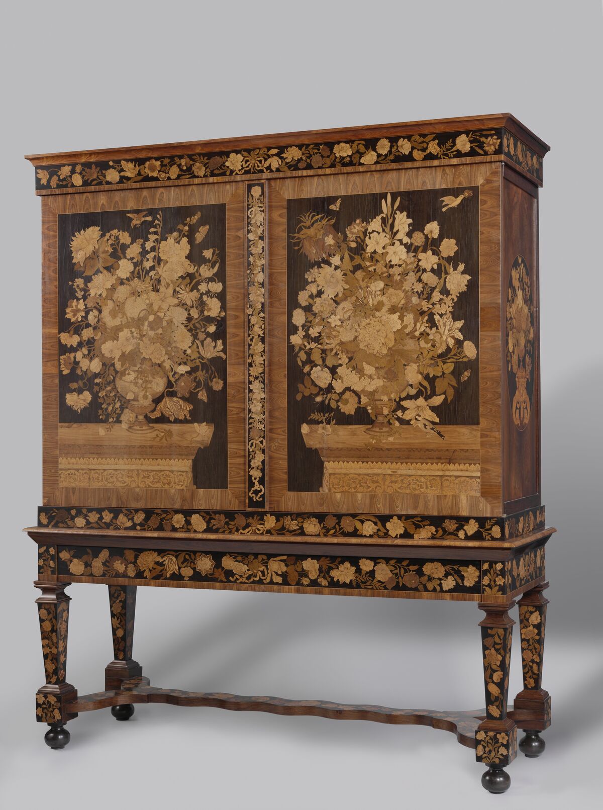 Attributed to Jan van Mekeren, Cabinet with floral marquetry, ca. 1695–1710. Courtesy of the Rijksmuseum.