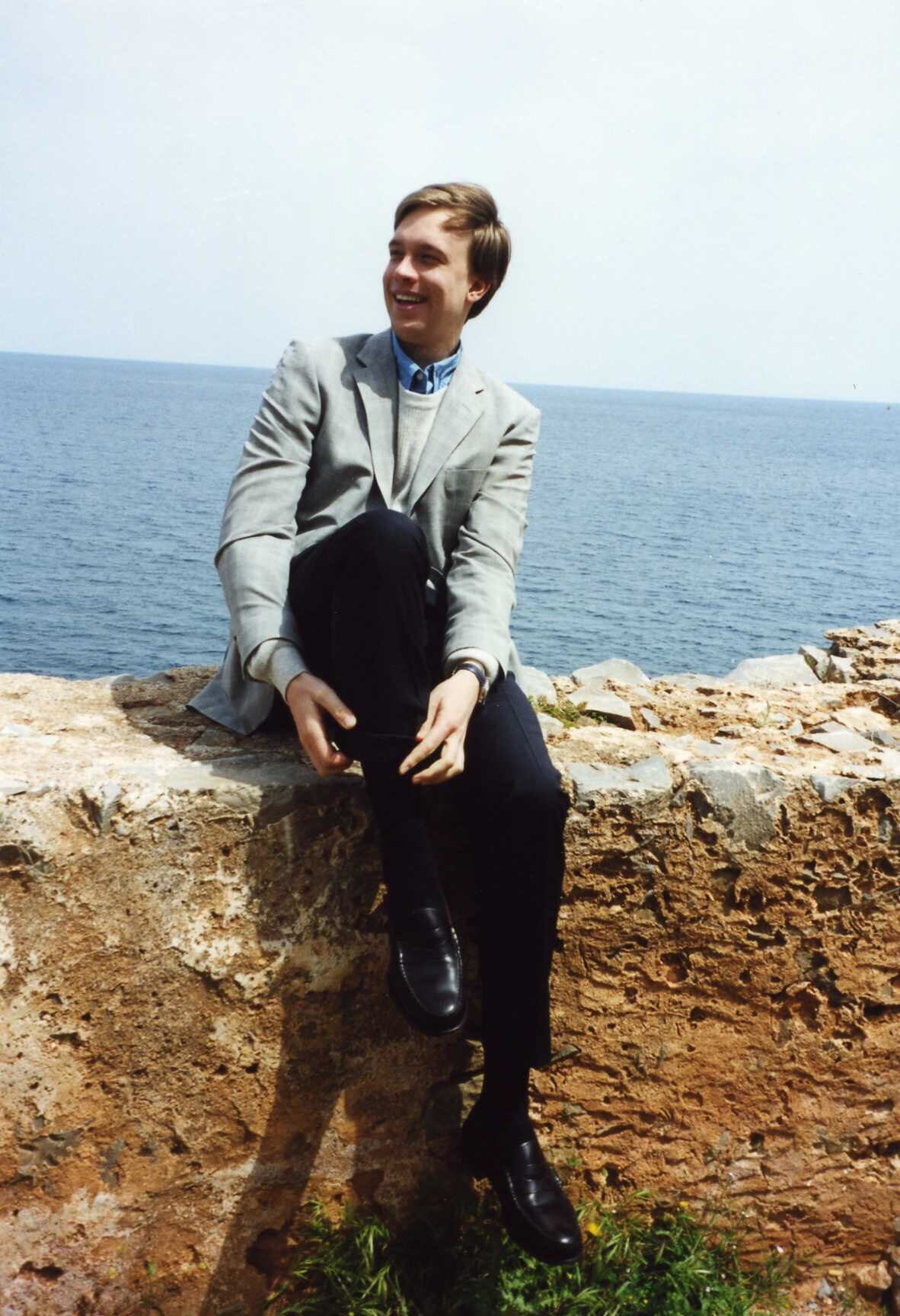 Portrait of Aeneas Bastian in 1998. Courtesy of Aeneas Bastian.