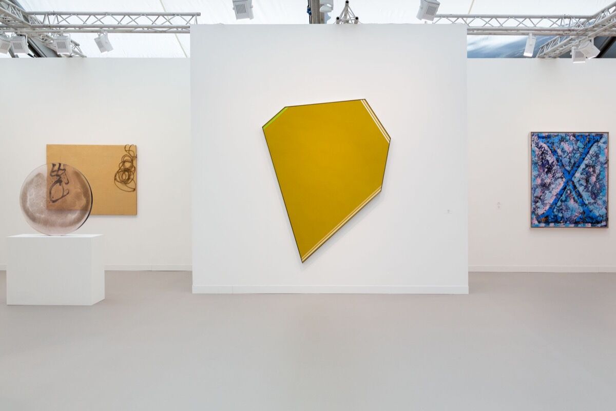 Installation View of Almine Rech&#x27;s booth at Frieze London, 2019. Photo by Melissa Castro Duarte.