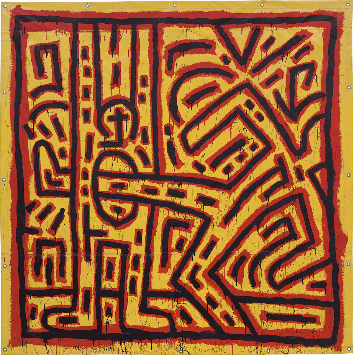 Keith Haring, Untitled, 1981. Sold for £3.2 million ($4.1 million). Courtesy Phillips.