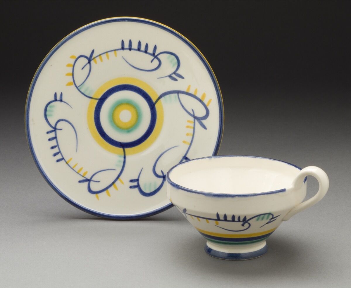 Margarete Heymann-Marks, Kandinsky Inspired Teacup, 1929. Courtesy of The Ellen Palevsky Cup Collection, Gift of Max Palevsky. Courtesy of Los Angeles County Museum of Art.