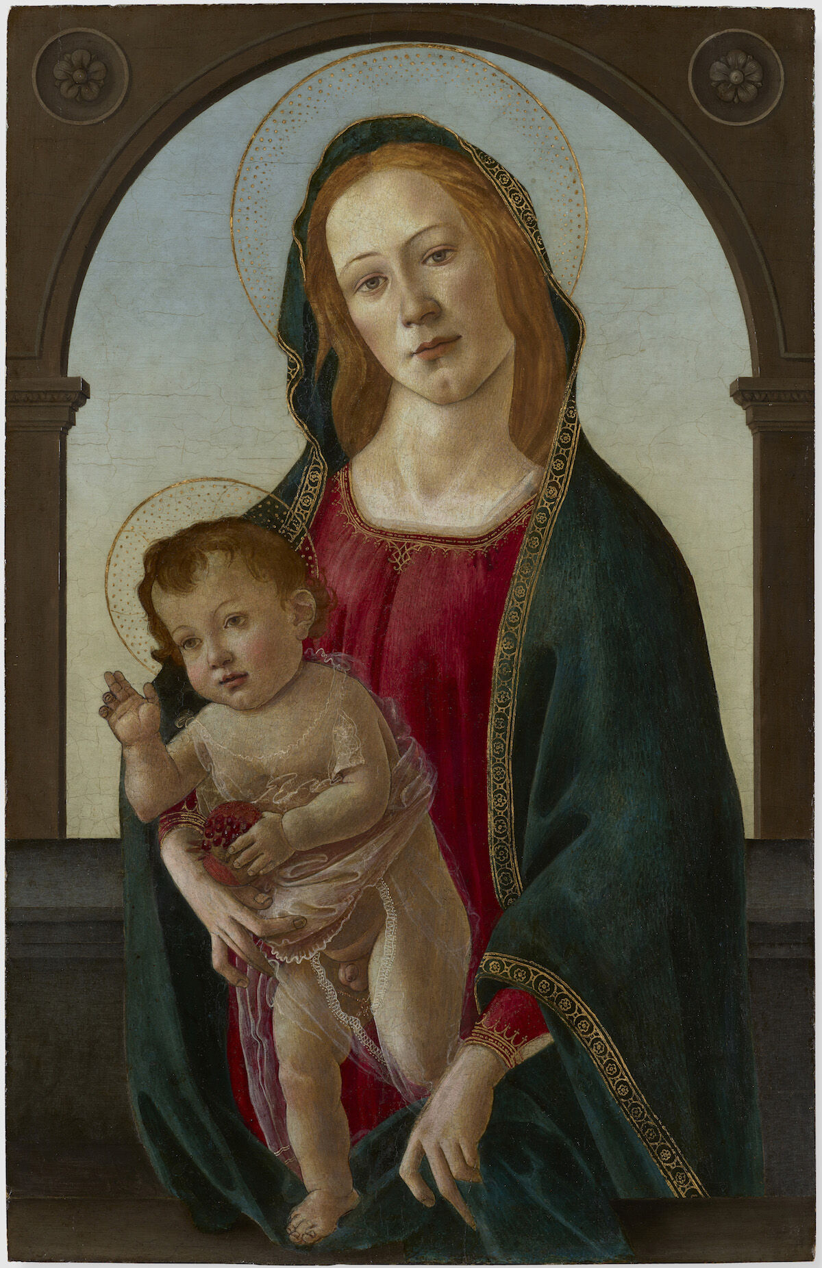 The Madonna and Child (1480s), a work now attributed in part to Botticelli. Courtesy National Museum Cardiff.