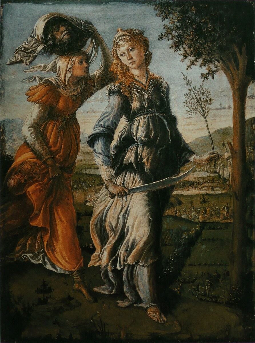 Sandro Botticelli, The Return of Judith to Bethulia, 1470. Image via Wikimedia Commons.