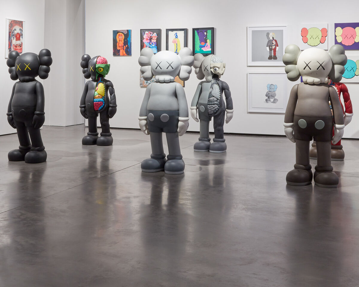 Works by Jean Prouvé and KAWS, a frequent collaborator of Mr. Katayama&#x27;s, feature prominently in his personal collection.