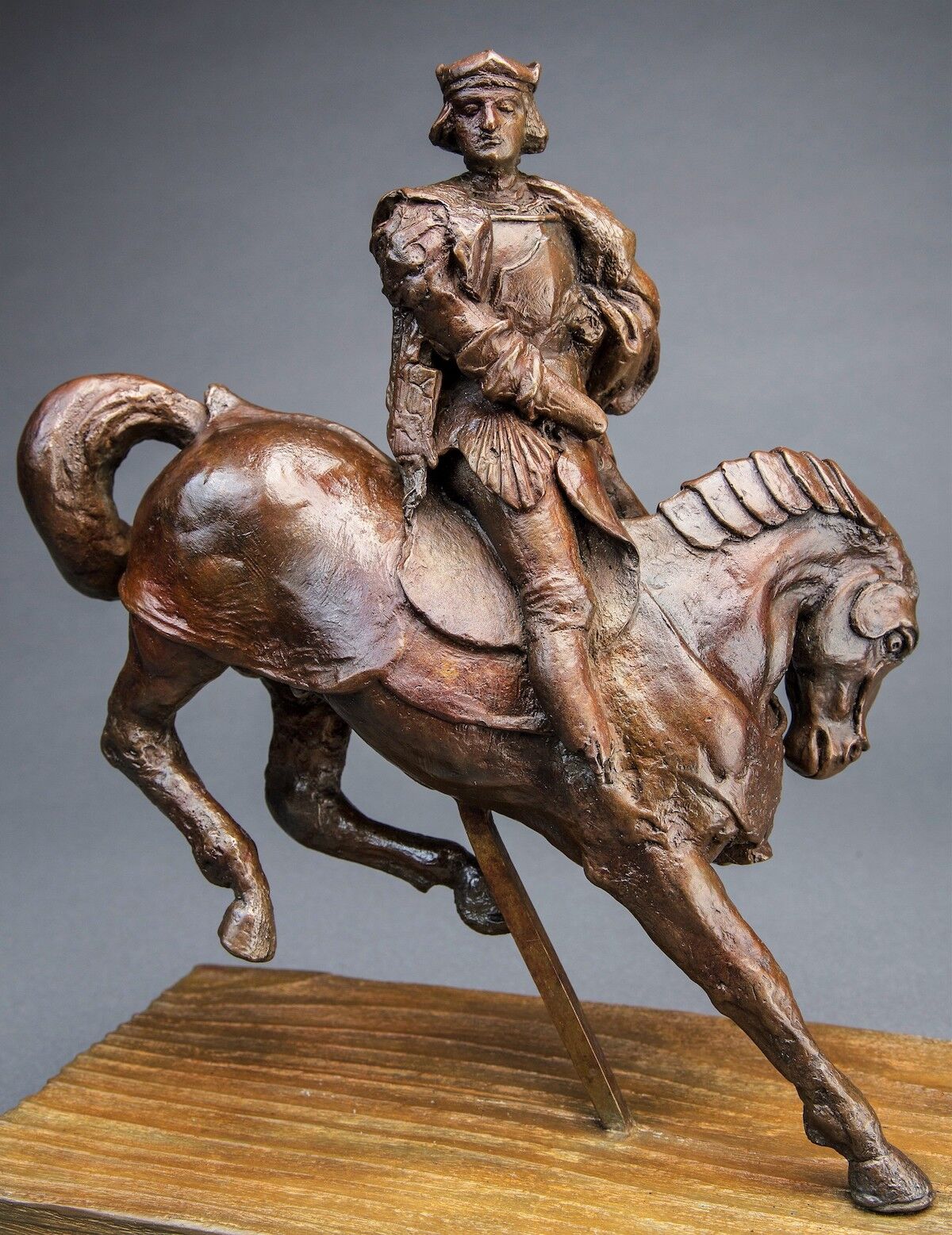 Horse and Rider, a sculpture attributed to Leonardo da Vinci. Courtesy Guernsey’s.