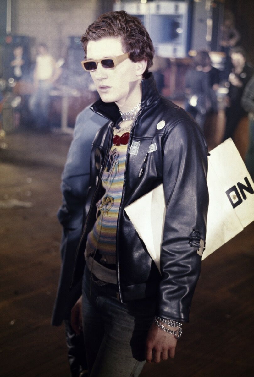 John Ingham, Ray Burns aka Captain Sensible (The Damned) at the Sex Pistols show, Notre Dame de France, 1976, from
