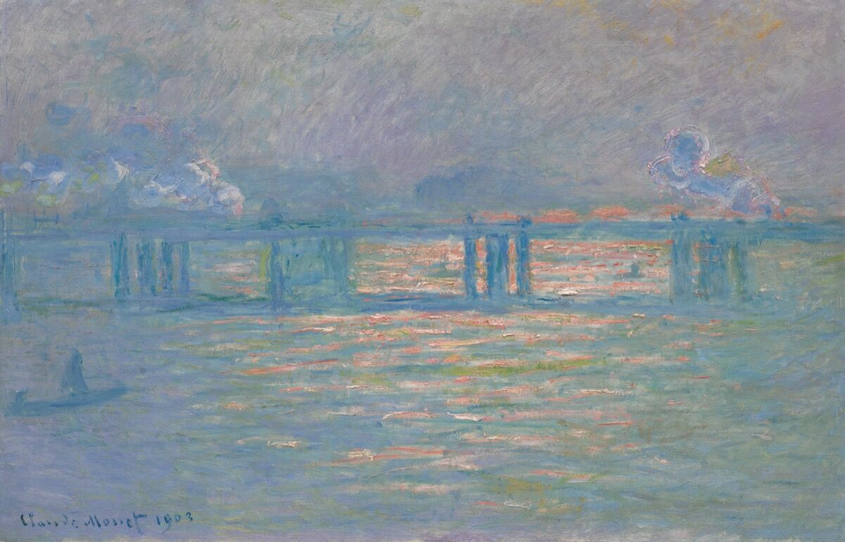 Claude Monet, Charing Cross Bridge, 1903. Courtesy of Sotheby’s. 
