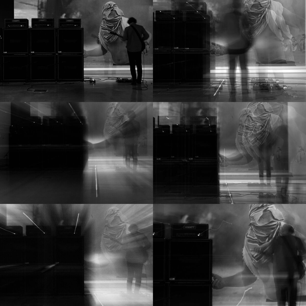 Marco Fusinato, performance view of SPECTRAL ARROWS: Melbourne at Buxton Contemporary, Melbourne, 2018. © Marco Fusinato. Photo by Renato Colangelo. Courtesy of the artist and Anna Schwartz Gallery.    