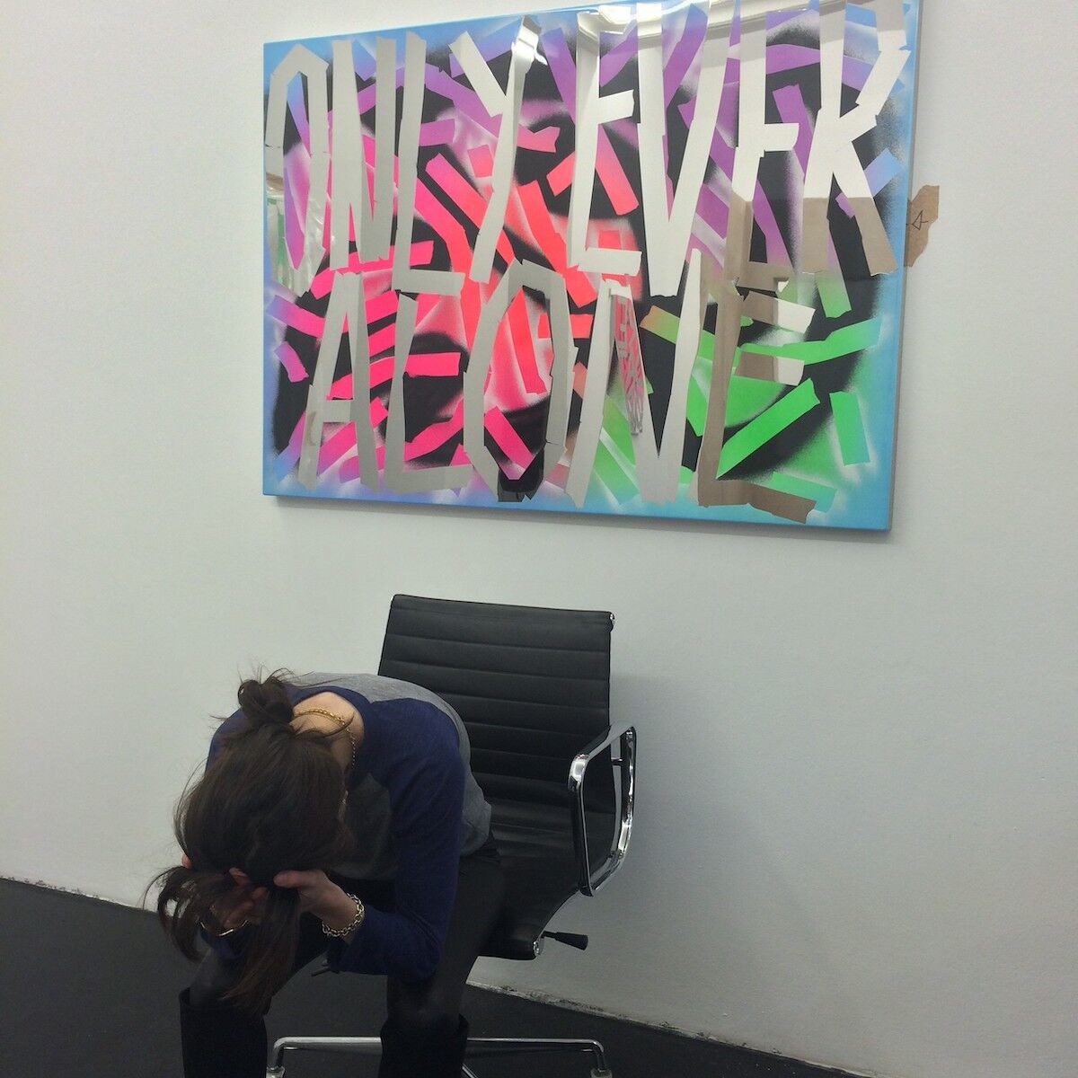 Portrait of Laura Attanasio in her early years at Peres Projects. Courtesy of Laura Attanasio.