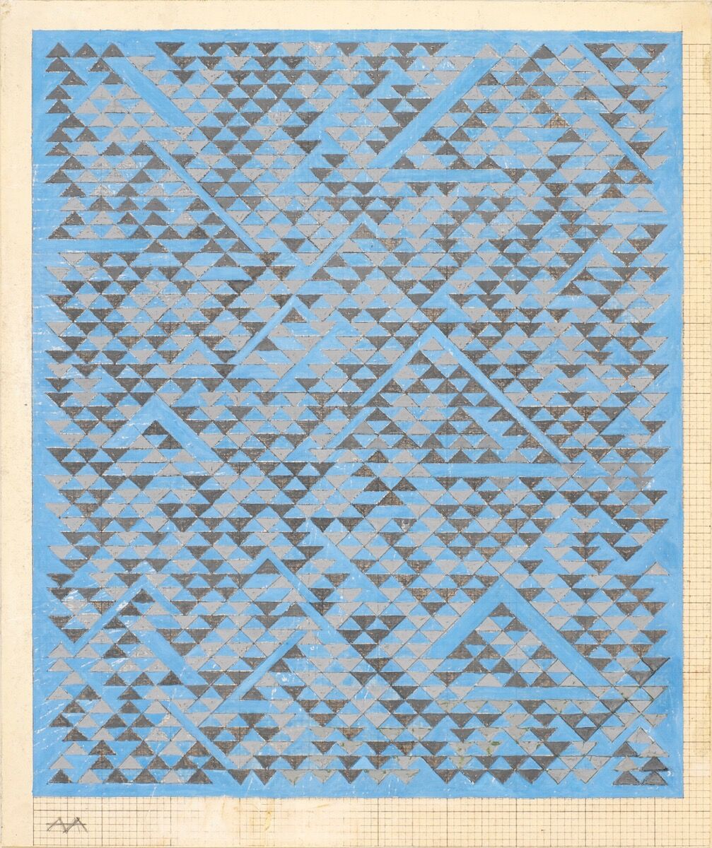 Anni Albers, Study for A, 1968. © 2017 The Josef and Anni Albers Foundation/Artists Rights Society (ARS), New York Photo: Tim Nighswander/ Imaging 4 Art.