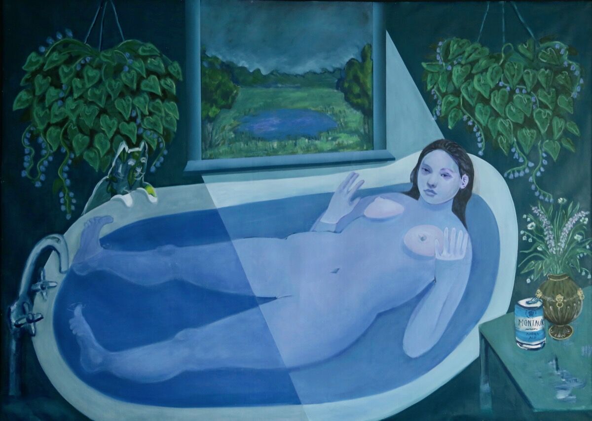 Bambou Gili, Ophelia in the Tub, 2019. Courtesy of artist and Arsenal Contemporary.