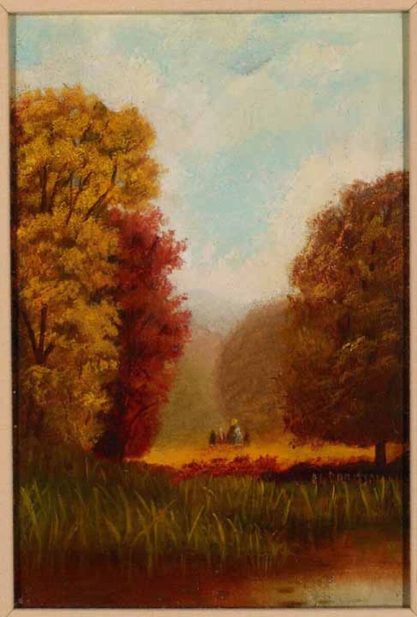 Robert S. Duncanson, Landscape, Autumn, ca. 1865. Courtesy of The Kinsey African American Art &amp; History Collection.