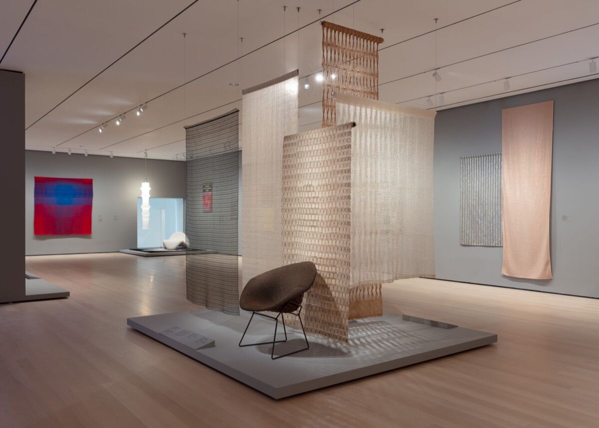 Installation view of “Taking a Thread for a Walk”, at The Museum of Modern Art, New York. Photo by Denis Doorly. © 2019 The Museum of Modern Art.