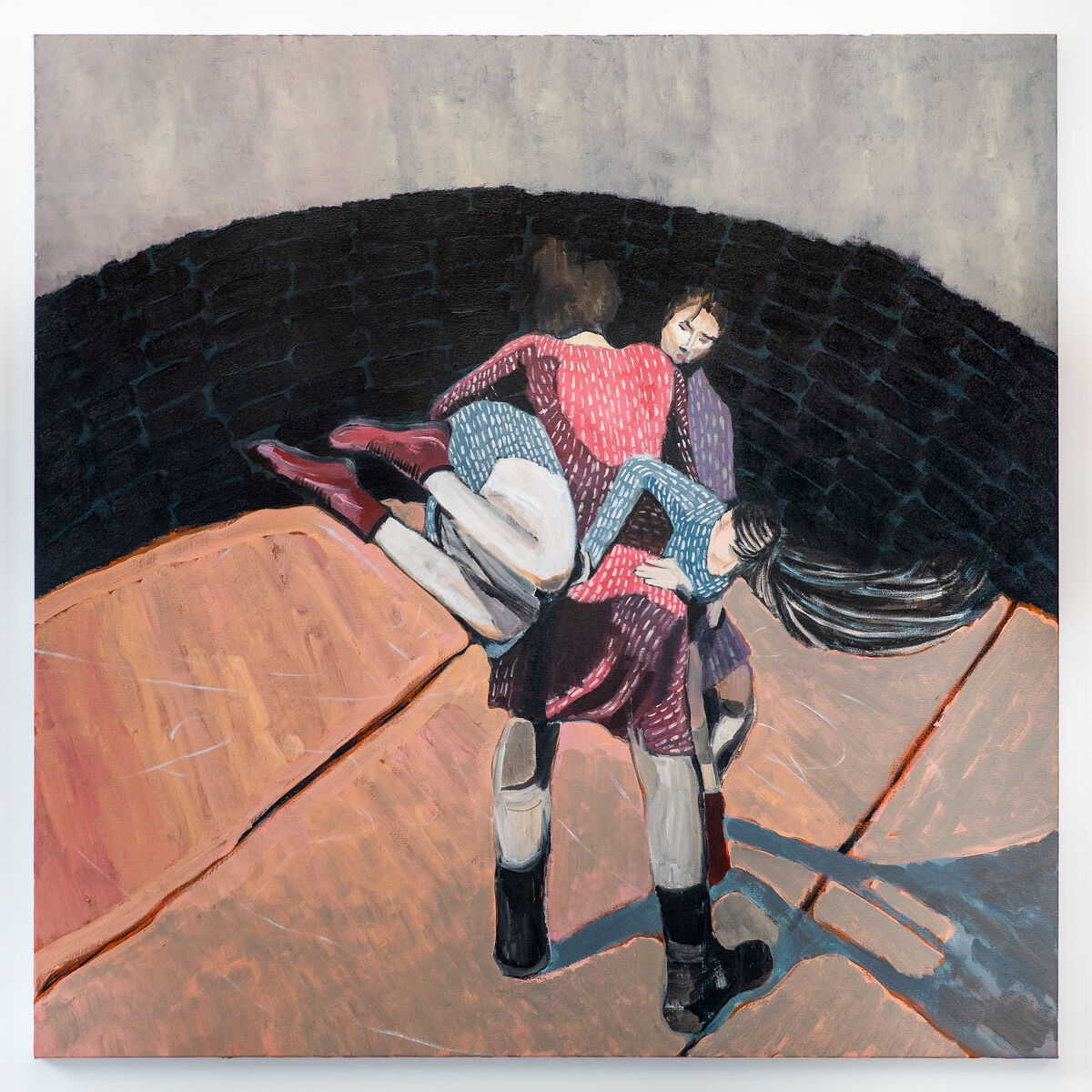 Rexy Tseng, Tabea, Acrylic on canvas, 150x150cm, 2019