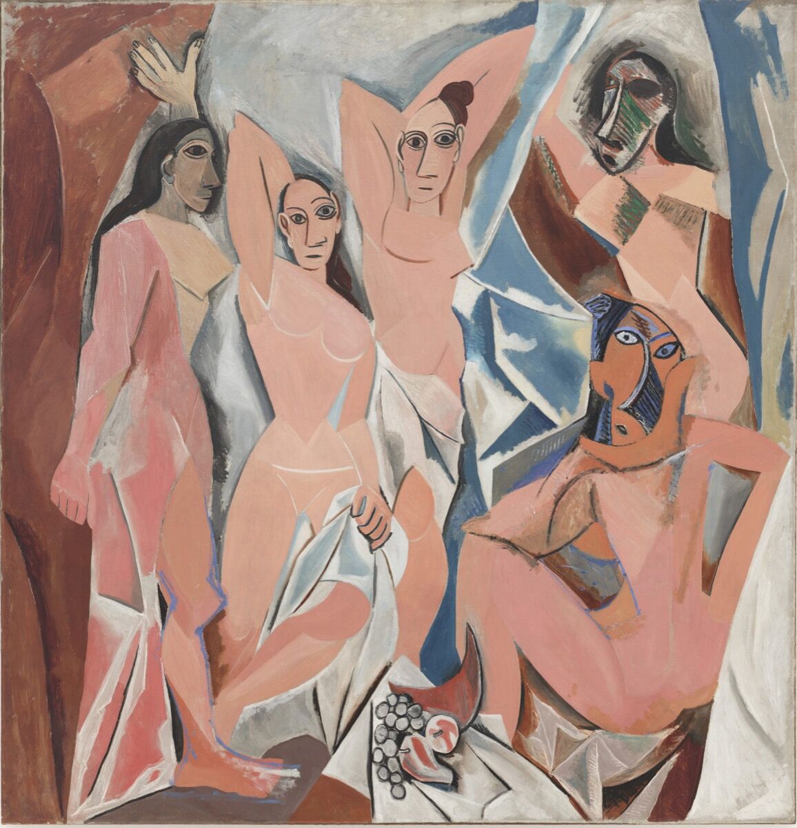 Pablo Picasso.  Les Demoiselles d’Avignon . 1907. © 2004 Estate of Pablo Picasso / Artists Rights Society (ARS), New York. Courtesy of the Museum of Modern Art.