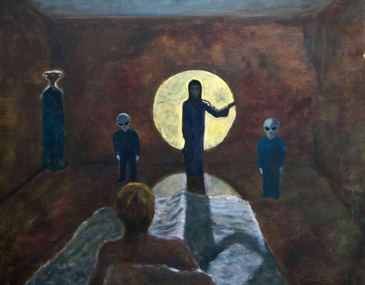 David Huggins, Coming Through. Courtesy of Love and Saucers.