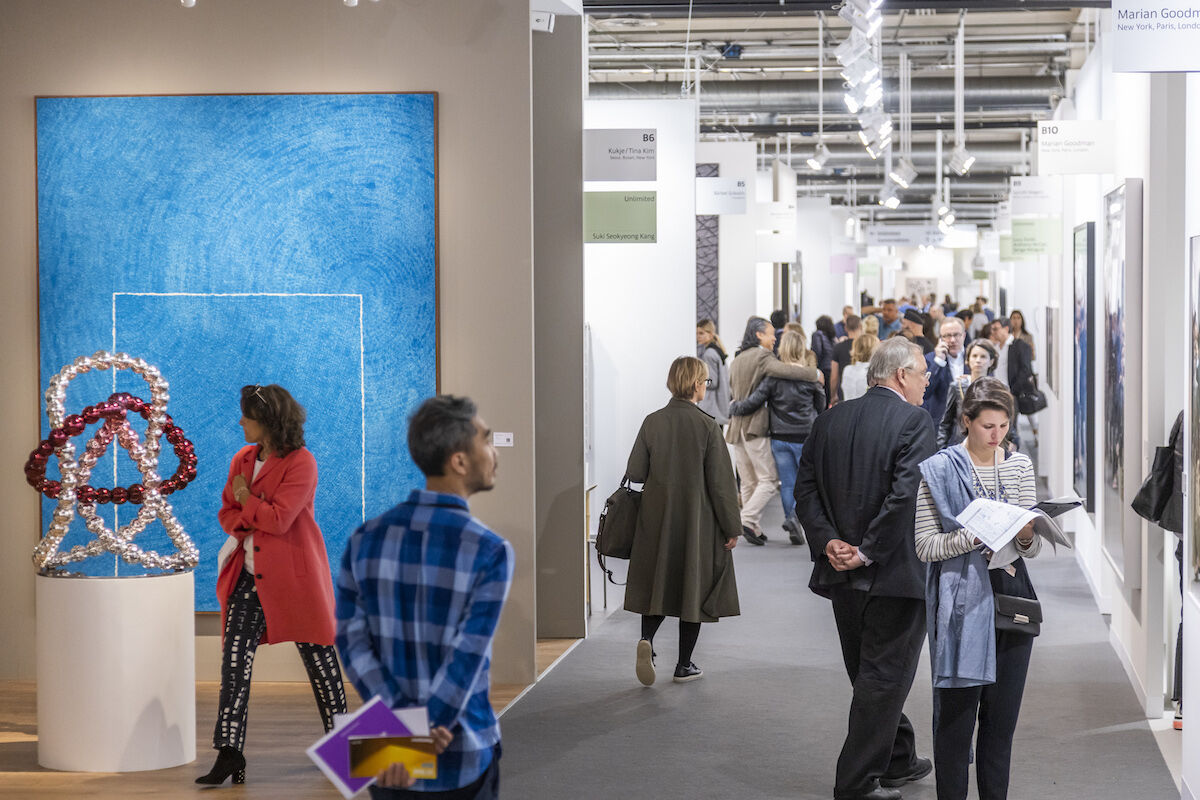 Visitors to the 2019 edition of Art Basel in Basel. Photo © Art Basel.