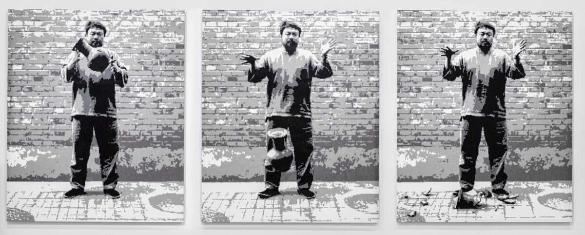 Ai Weiwei, Dropping a Han Dynasty Urn, 2015. Courtesyof Ai Weiwei Studio.