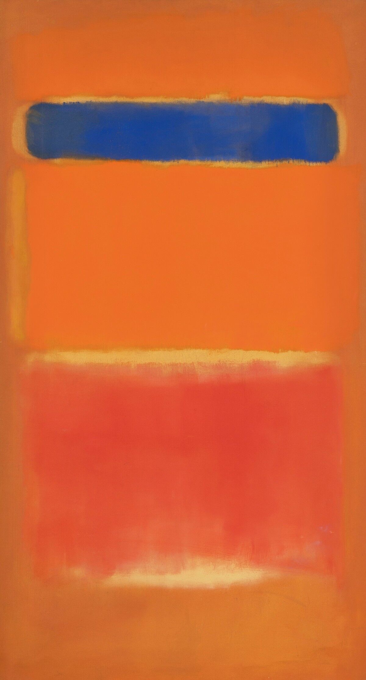 Mark Rothko, Blue Over Red, 1953. Est. $25 million–35 million. Courtesy Sotheby’s.