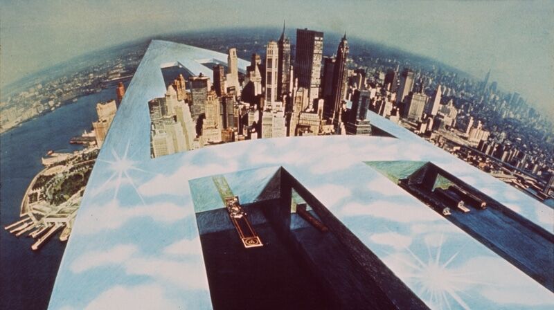 &quot;New New York&quot; from Il Monumento Continuo, Superstudio 1969. Image courtesy of Cristiano Toraldo di Francia