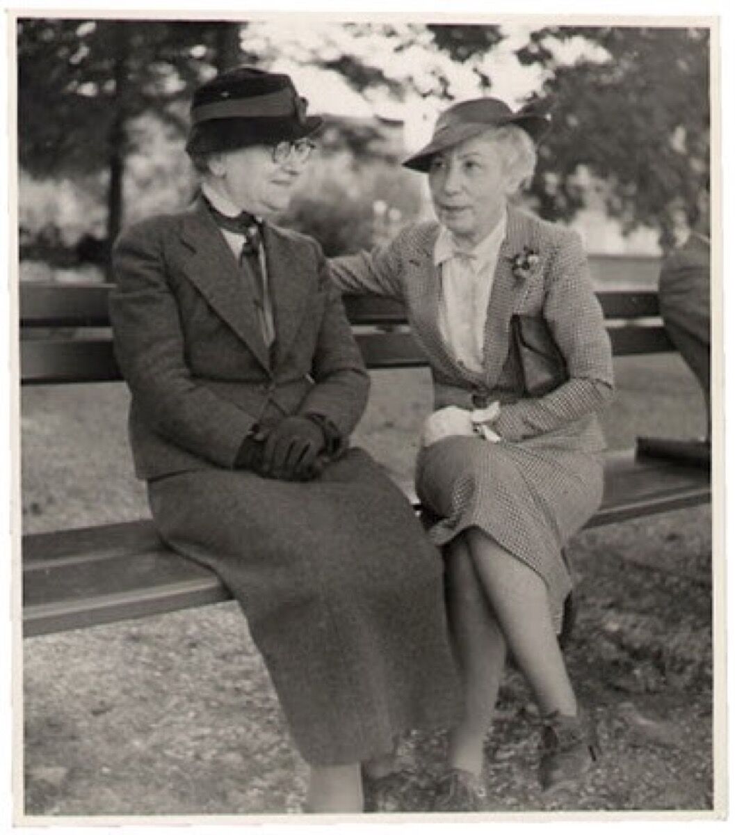 Berthe Weill and a friend, from the Berthe Weill Archive. Courtesy of Marianne Le Morvan. 