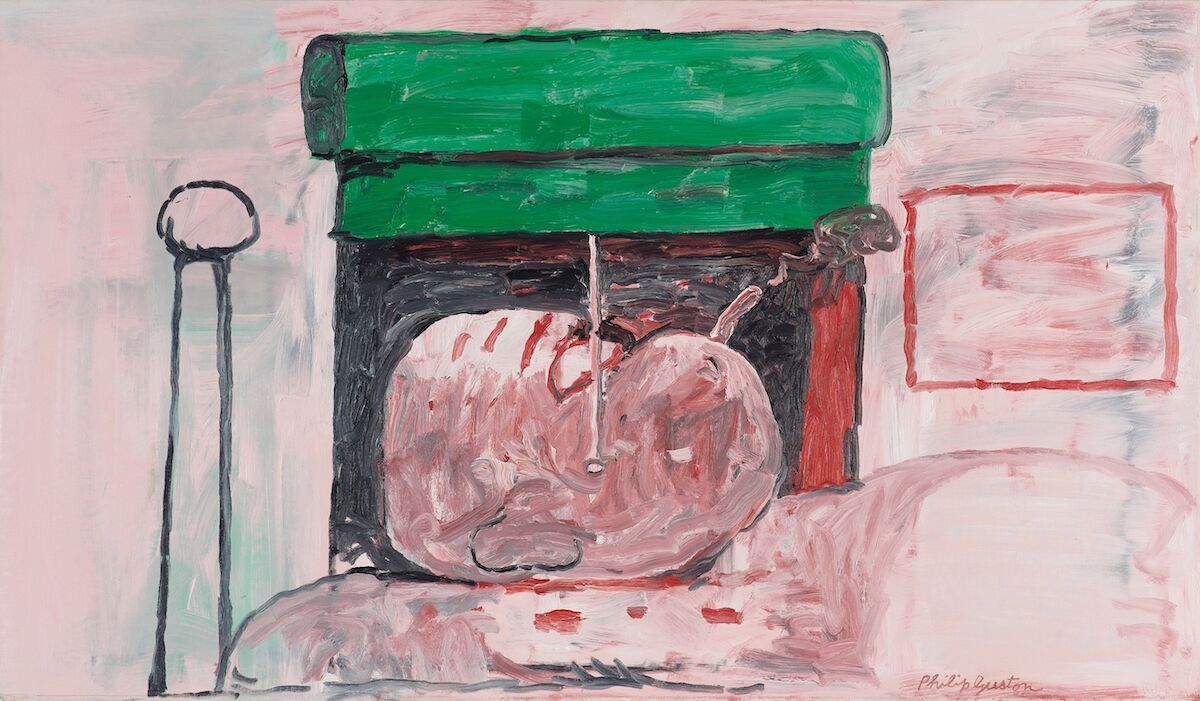 Philip Guston, Smoking II, 1973. Sold for $7.6 million. Courtesy Phillips.
