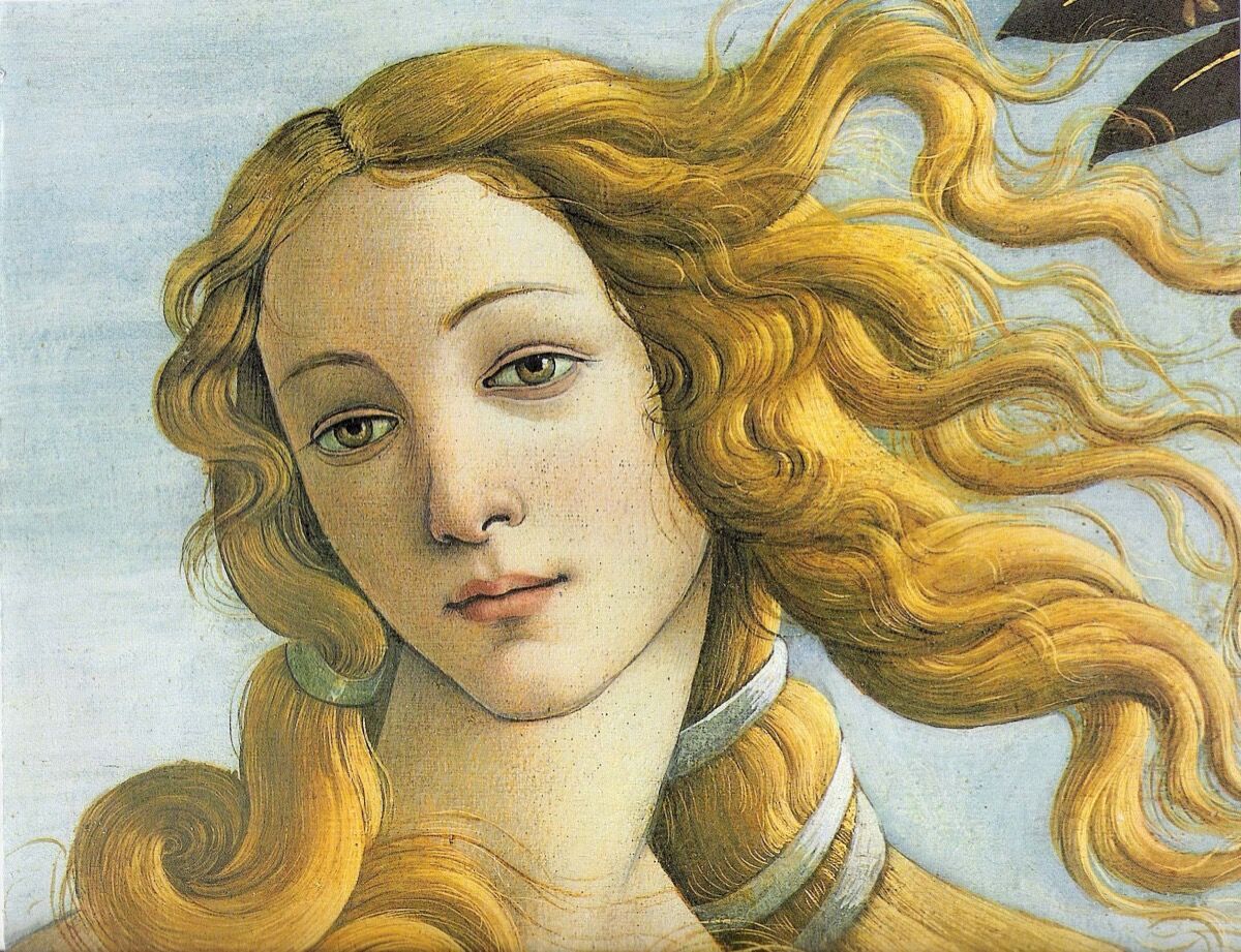 Detail of Sandro Botticelli, The Birth of Venus, ca. 1486. Image via Wikimedia Commons.