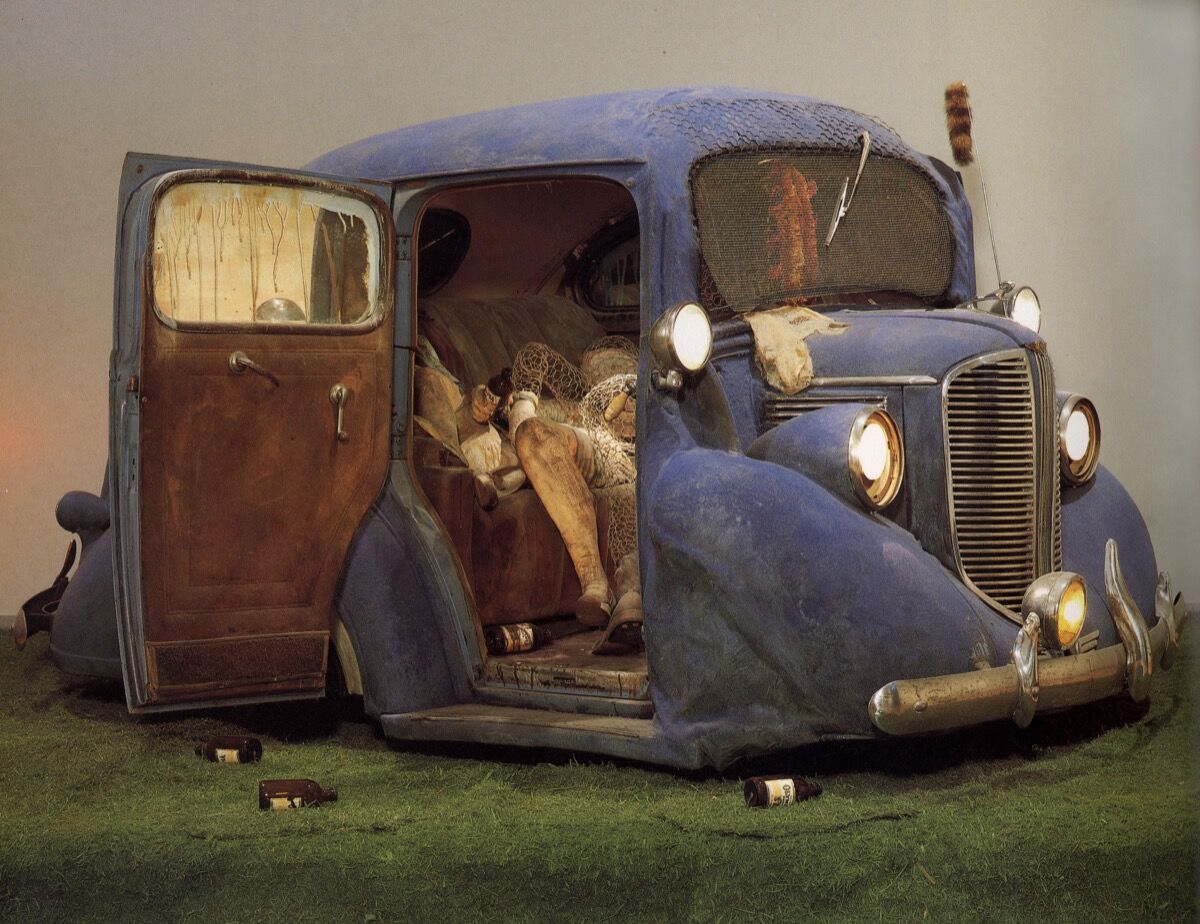 Edward Kienholz, Back Seat Dodge ‘38, 1964. © Estate of Nancy Reddin Kienholz. Courtesy of L.A. Louver and Collection of Los Angeles County Museum of Art.