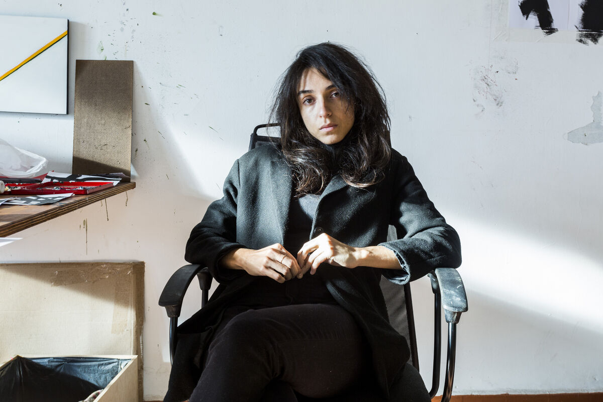Portrait of Clara Ianni by Beto Riginik for Artsy.