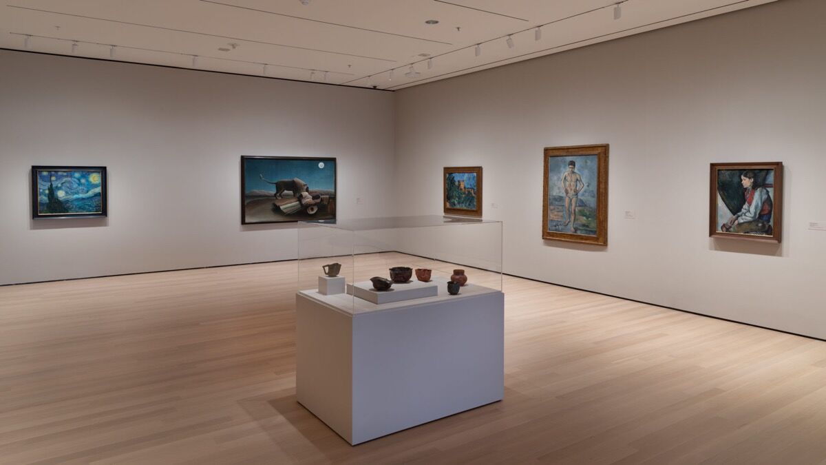 Installation view of “19th Century Innovators ,” in Gallery 501, at The Museum of Modern Art, New York. Photo by Jonathan Muzikar. © 2019 The Museum of Modern Art.