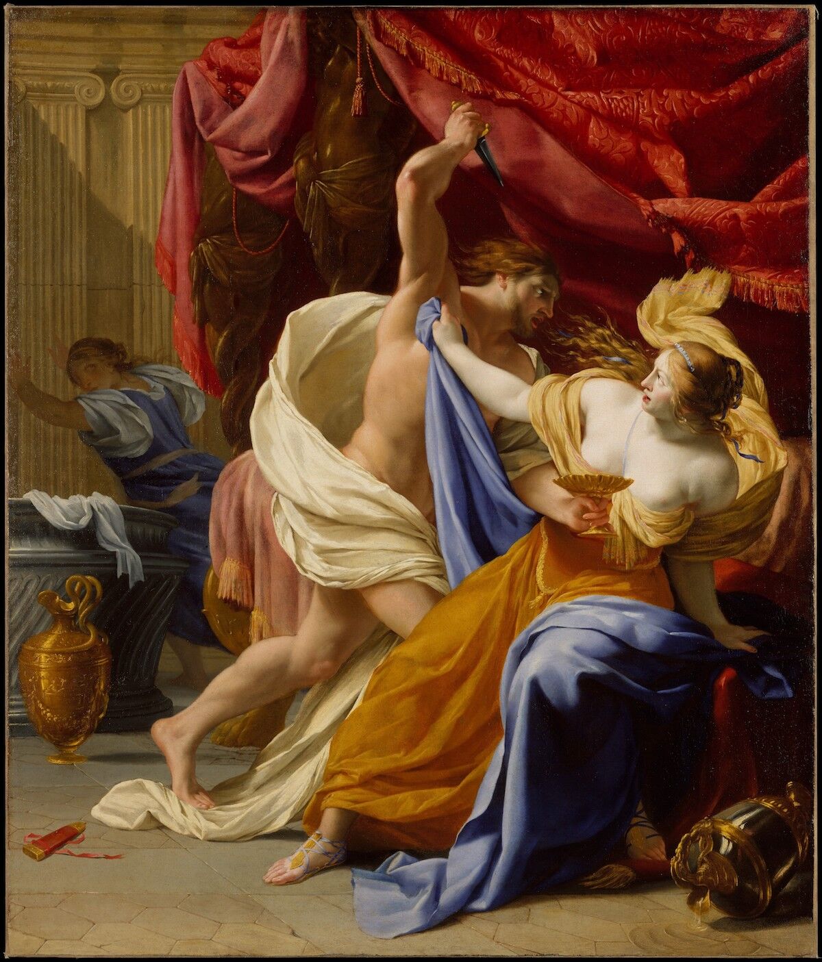 Eustache Le Sueur, The Rape of Tamar, ca. 1640. Metropolitan Museum of Art, via Wikimedia Commons.
