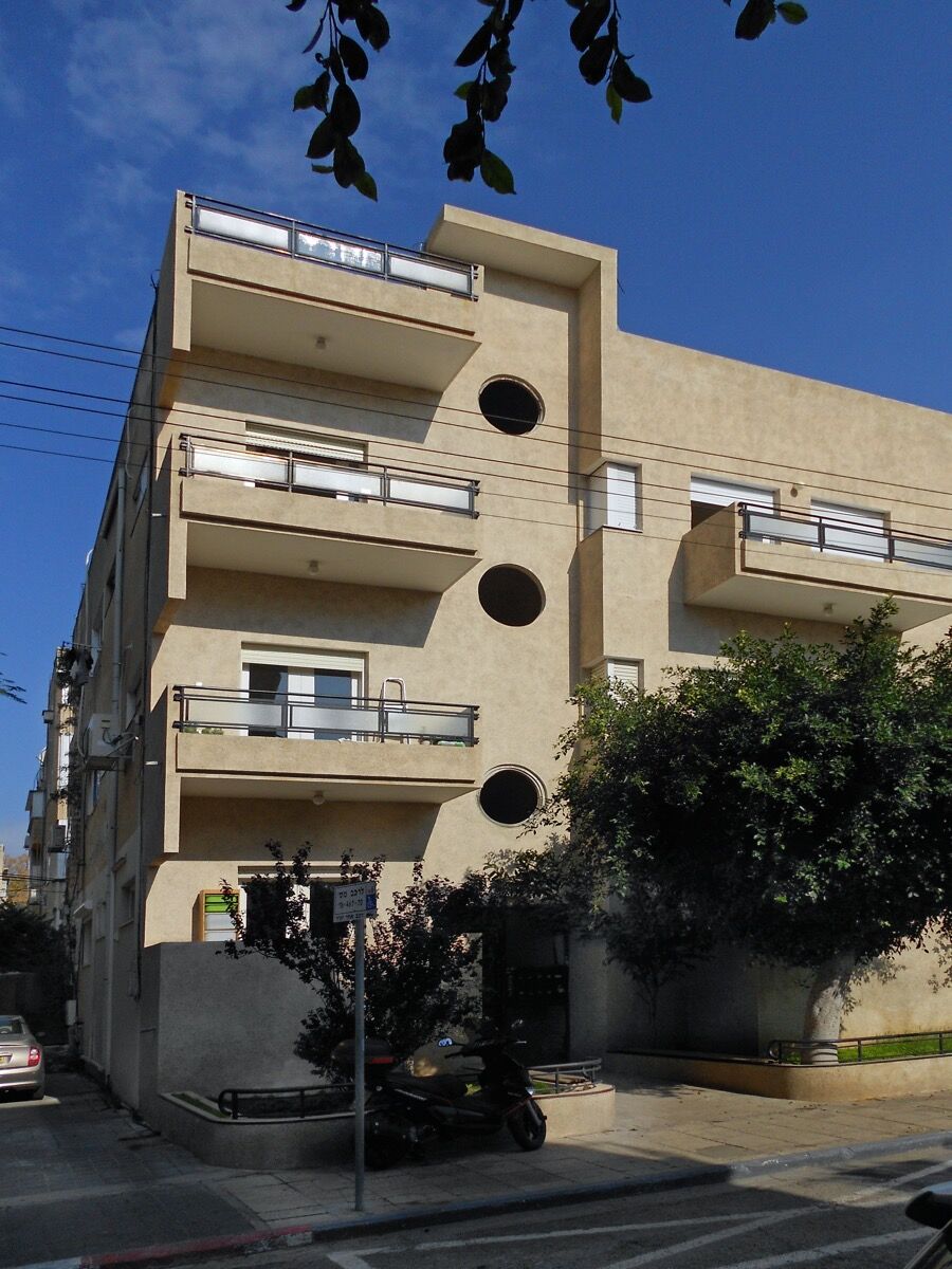 Megido Street by Joshua Steinbock, 1935. Courtesy of the Bauhaus Center Tel Aviv. 