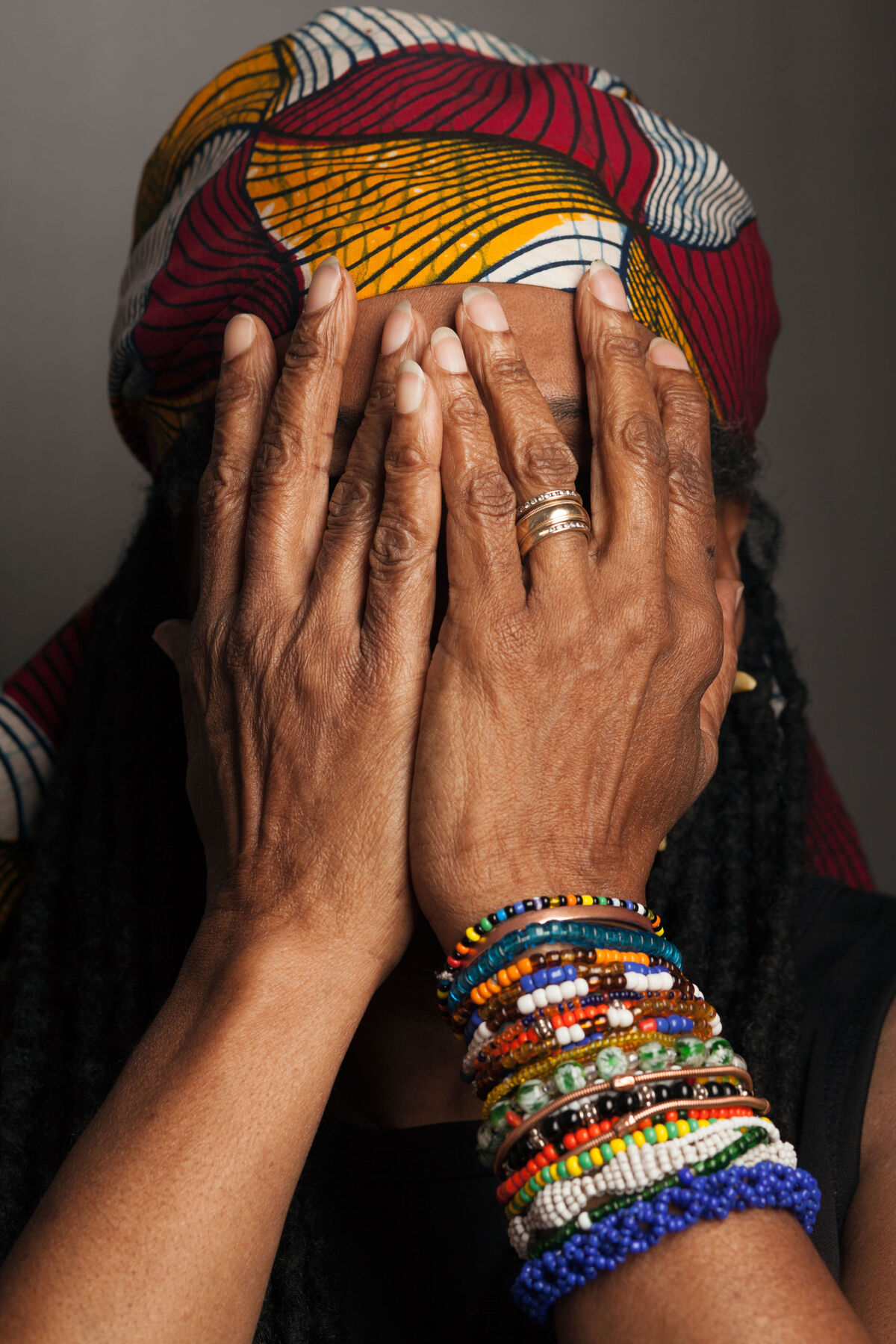As the founder of the percussion ensemble Women of the Calabash, Madeleine Yayodele Nelson performed for eminent world leaders, including Barack Obama, in a quest to popularize music from Africa and the African diaspora. Nelson passed away last September at age 69; she joined Westbeth in 1982. Photo by Frankie Alduino.