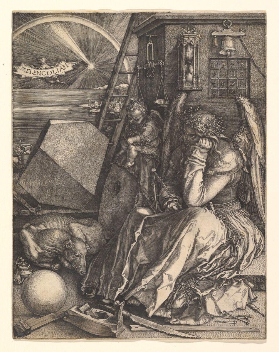 Albrecht Dürer, Melencolia I, 1514. Courtesy of The Metropolitan Museum of Art. 