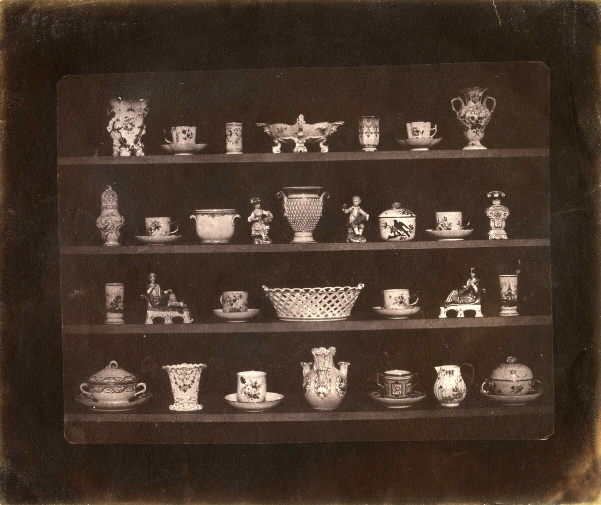 William Henry Fox Talbot. Articles of China, 1844. Courtesy of The Barnes Foundation, Michael Mattis and Judy Hochberg.