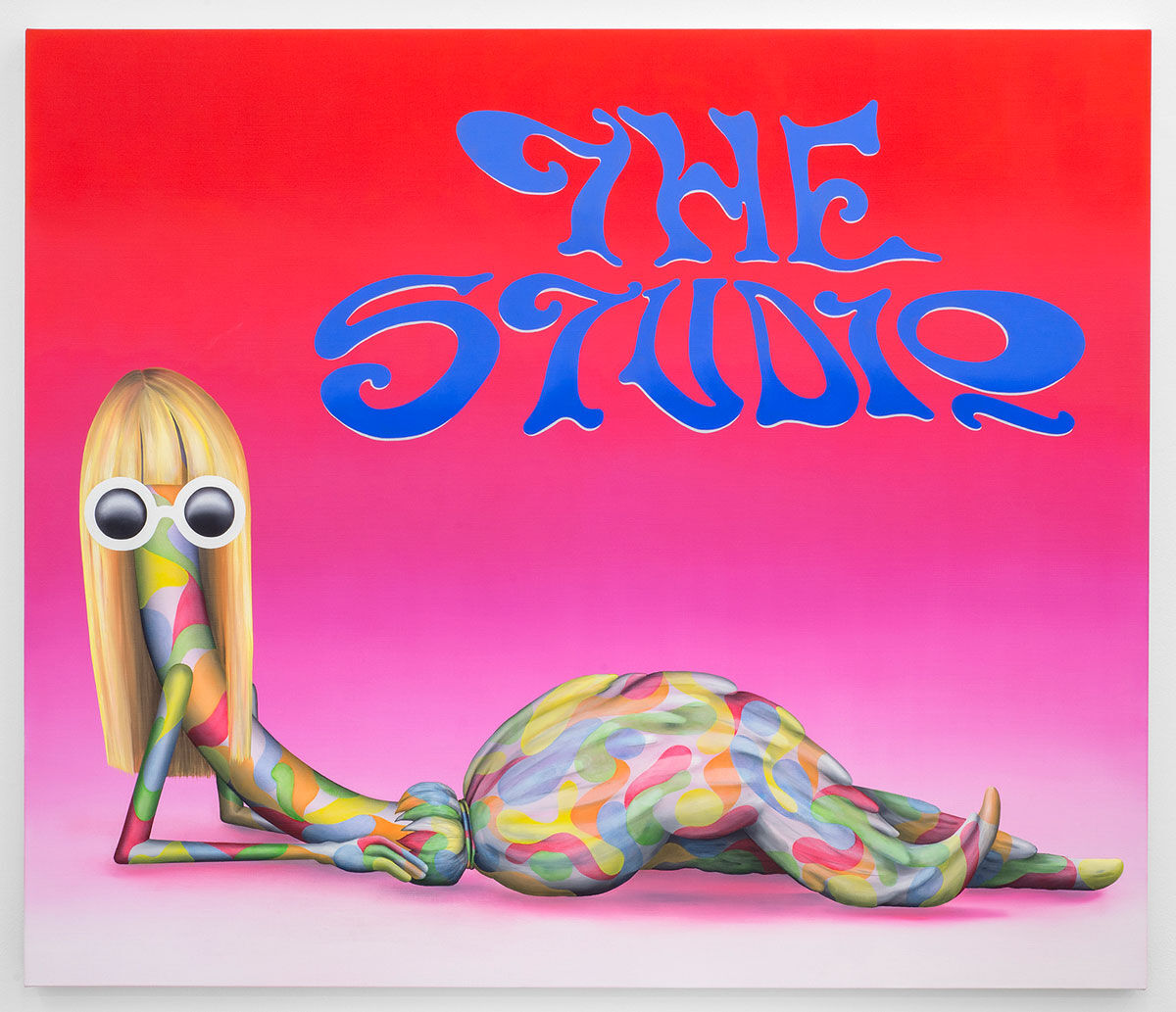 Emily Mae Smith, The Studio, Odalisque, 2016. Photo by Max Slaven. Courtesy of the artist and Mary Mary, Glasgow.