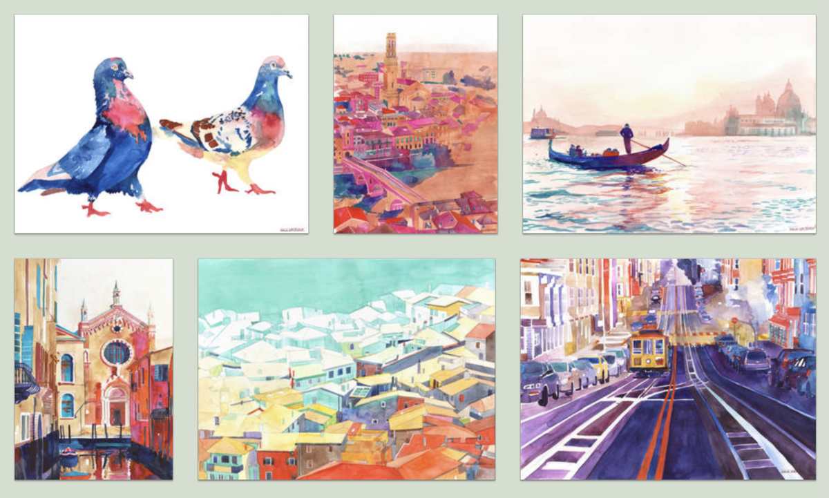 Screenshot of Maja Wronska's gallery page on DeviantArt, 2019. Used with permission from DeviantArt.