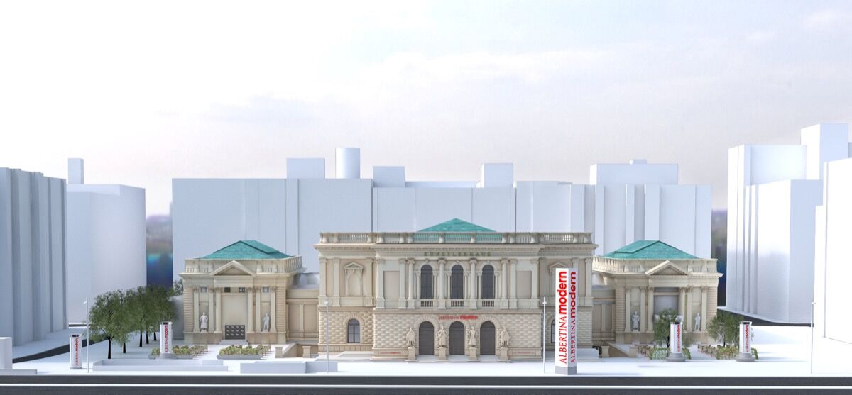 Rendering of the Albertina Modern. © Christian Satek Werbeagentur G.m.b.H.