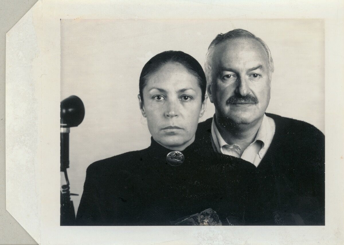 Polaroid for portraits of Mera and Don Rubell by Thomas Ruff, 1988. Courtesy of the Rubell Museum, Miami.