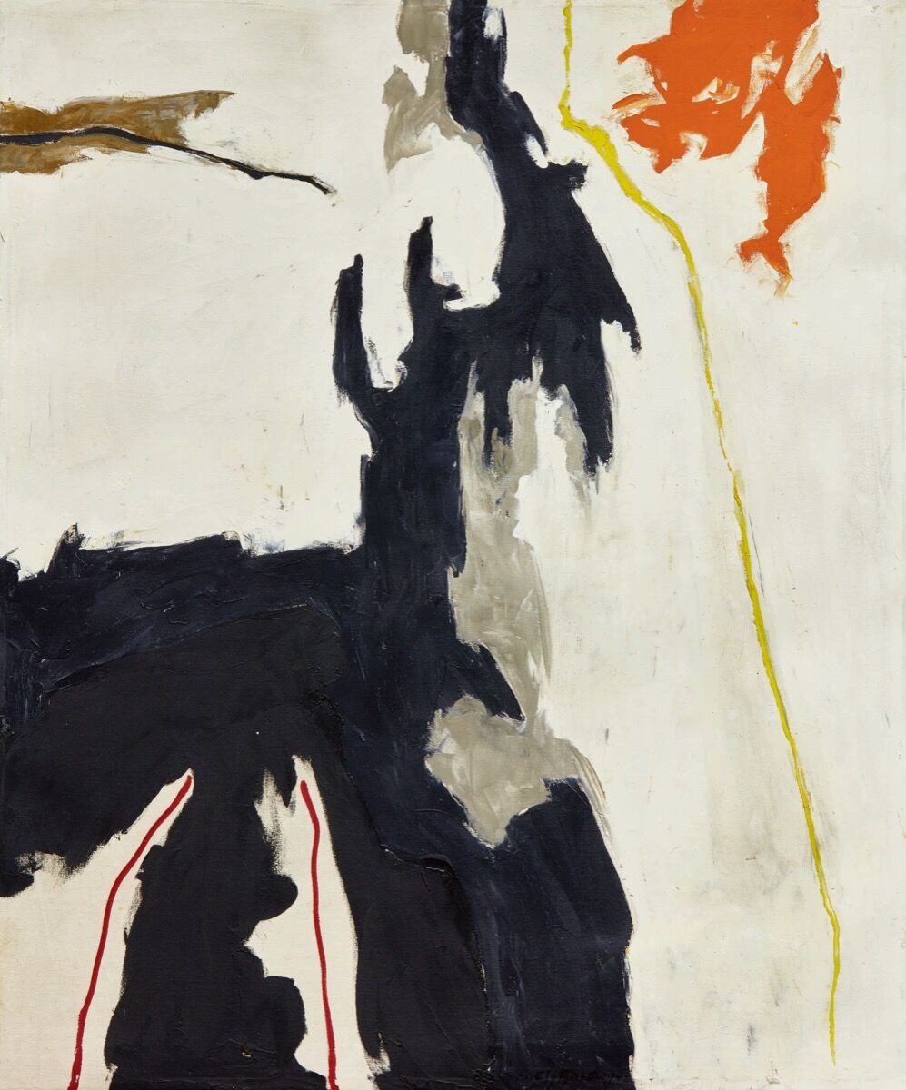 Clyfford Still, 1949-A-No. 1, signed and dated Clyfford 49. Courtesy of Sotheby&#x27;s.