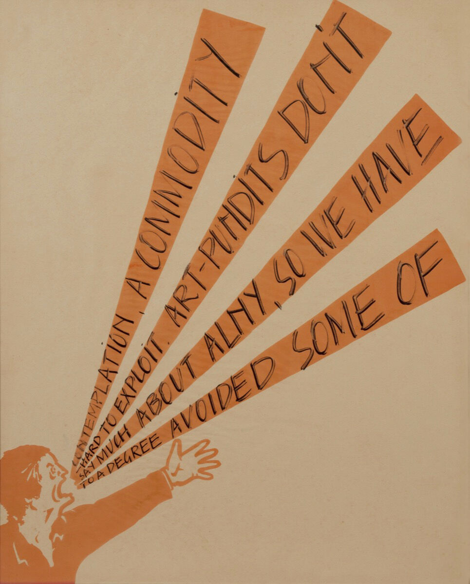 Art &amp; Language, Shouting Men, 1974. Courtesy of the Château de Montsoreau - Musée d’Art Contemporain.