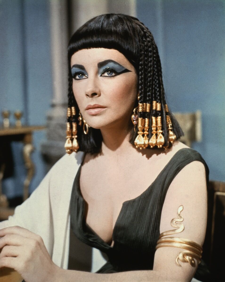 Elizabeth Taylor in Cleopatra (1963). Photo                    Universal History Archive / Contributor. 