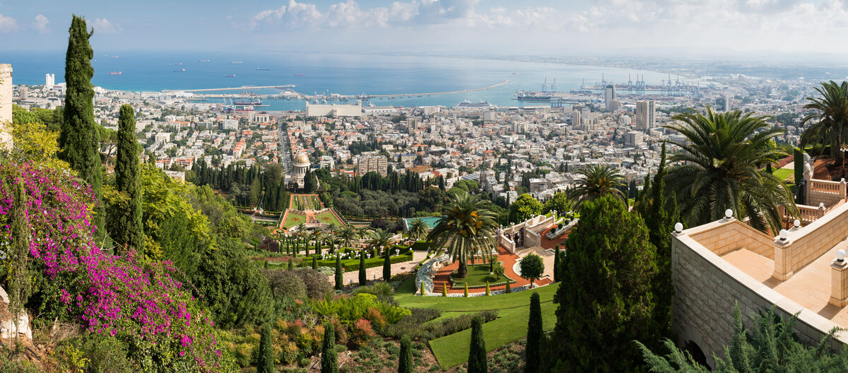 View of Haifa from Yefe Nof promenade. Photo &#xA9;Adobe Stock / LevT.