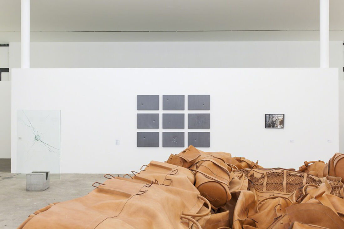 Installation view of Clara Ianni, 'Still Life or Study for Vanishing Point,' in
