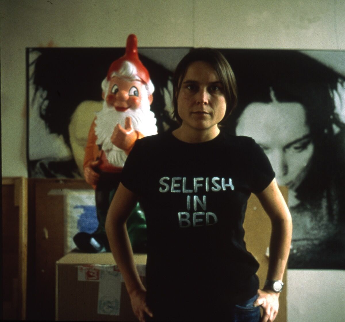 Sarah Lucas, Selfish in Bed II , 2000. © Sarah Lucas. Courtesy of Sadie Coles HQ, London.