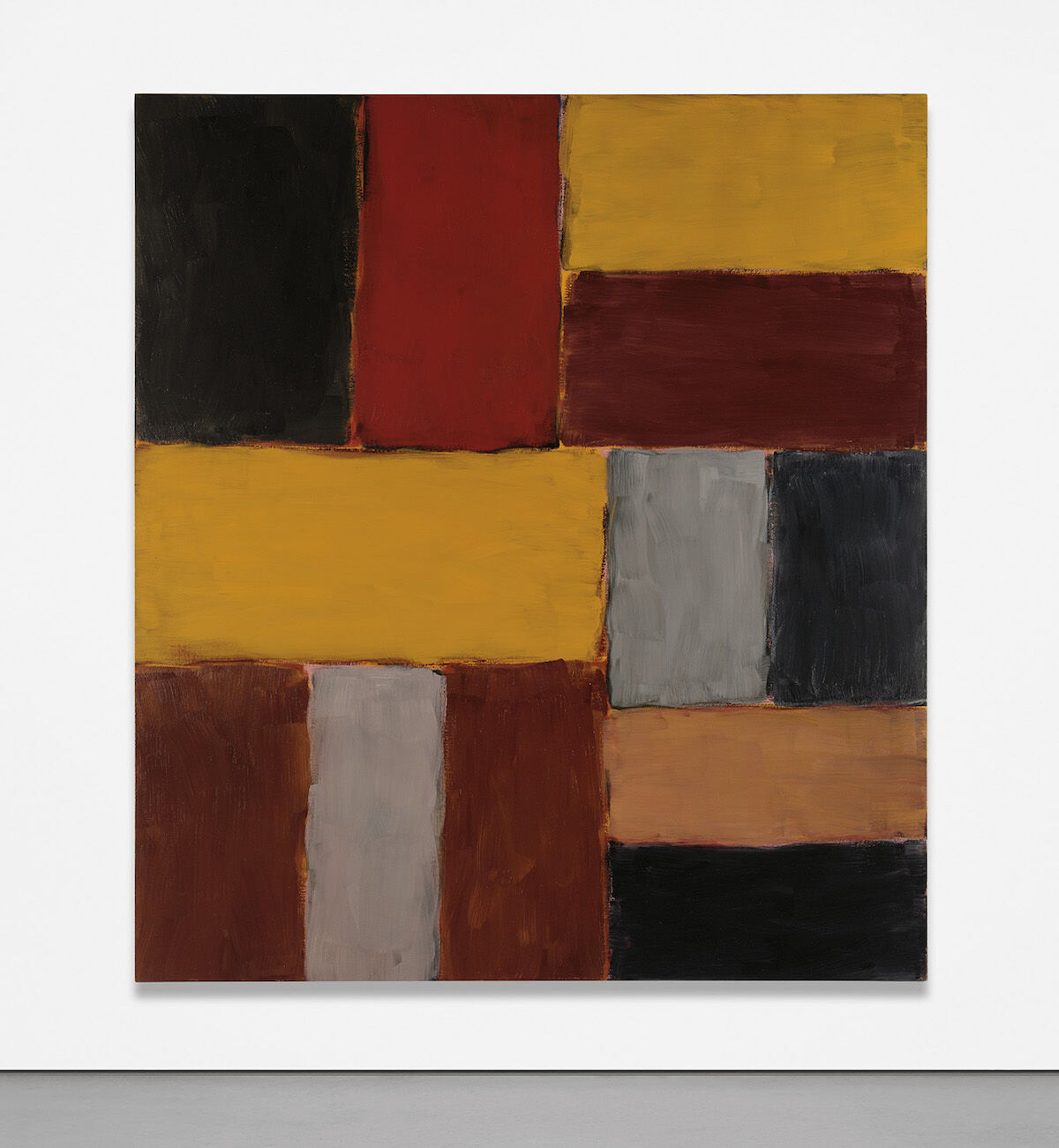 Sean Scully, Red Bar, 2003–04. Sold for $1.7 million. Courtesy Phillips.